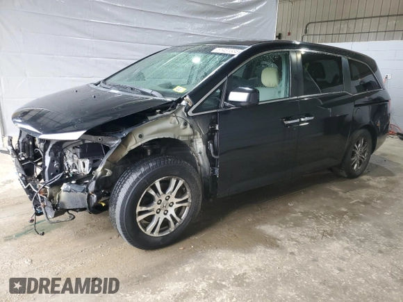 2012 Honda Odyssey EX-L with VIN 5FNRL5H6XCB100522, listed as a Copart auction lot 51431335 with 113,889 mi miles and Salvage Title. Bid and sale history available at DreamBid. Image 1.