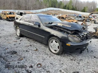 2002 Mercedes-Benz S-Class 5.0L with VIN WDBNG75J72A274447, listed as a Copart auction lot 45355435 with 0 mi miles and Salvage Title. Bid and sale history available at carsss.com. Image 4.