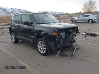 2019 Jeep Renegade Latitude z VIN ZACNJBBB4KPK64698, wystawiony jako IAAI lot #41254829 z przebiegiem 62 543 mil mil oraz . Historia ofert i sprzedaży dostępna na DreamBid. Obrazek 1.