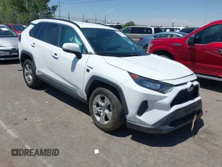 2019 Toyota RAV4 Hybrid LE with VIN 2T3MWRFV2KW026931, listed as a IAAI auction lot 42667582 with 93,147 mi miles and . Bid and sale history available at DreamBid. Image 1.