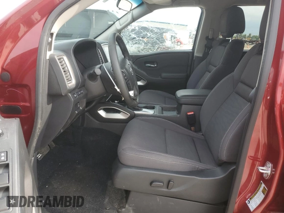 2024 Nissan Frontier SV with VIN 1N6ED1FJ0RN617797, listed as a Copart auction lot 54576125 with 9,183 mi miles and Salvage title. Bid and sale history available at DreamBid. Image 7.
