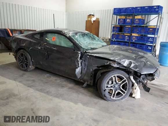 2019 Ford Mustang GT with VIN 1FA6P8CF3K5173835, listed as a Copart auction lot 56411435 with 57,162 mi miles and Salvage title. Bid and sale history available at DreamBid. Image 4.