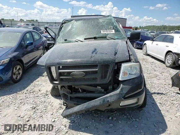2004 Ford F-150 XL with VIN 1FTRF14544NB61476, listed as a Copart auction lot 59102324 with 142,110 mi miles and Salvage Title. Bid and sale history available at DreamBid. Image 10.