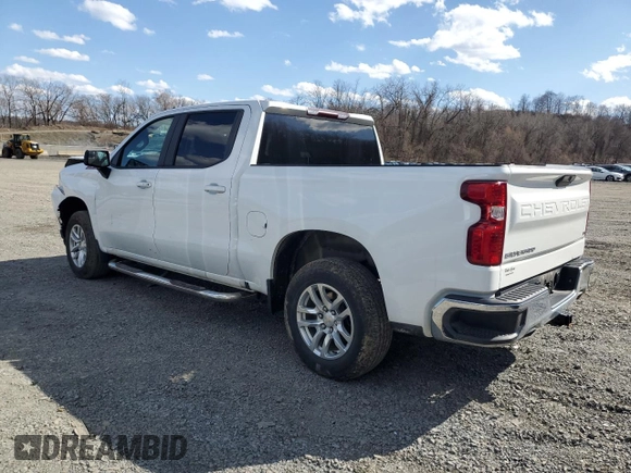 2021 Chevrolet Silverado 1500 LT with VIN 3GCUYDED1MG435401, listed as a Copart auction lot 50371615 with 23,616 mi miles and Salvage Title. Bid and sale history available at carsss.com. Image 2.