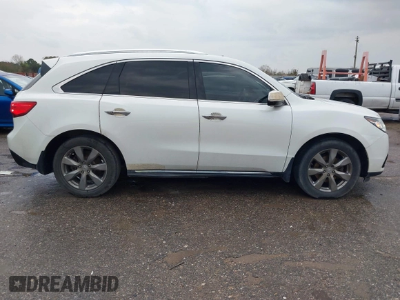 2016 Acura MDX w/Advance with VIN 5FRYD4H94GB019419, listed as a IAAI auction lot 41183232 with 261,619 mi miles. Bid and sale history available at carsss.com. Image 13.