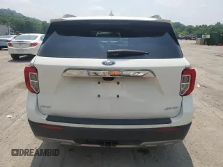 2023 Ford Explorer XLT with VIN 1FMSK8DH4PGC05738, listed as a Copart auction lot 60815665 with 16,313 mi miles and Salvage title. Bid and sale history available at DreamBid. Image 6.