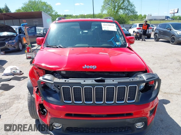 2019 Jeep Renegade Latitude with VIN ZACNJABB5KPJ76737, listed as a IAAI auction lot 42110824 with 85,543 mi miles and . Bid and sale history available at DreamBid. Image 12.