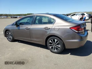 2013 Honda Civic EX with VIN 2HGFB2F8XDH506211, listed as a Copart auction lot 53776415 with 70,290 mi miles and Salvage Title. Bid and sale history available at DreamBid. Image 2.