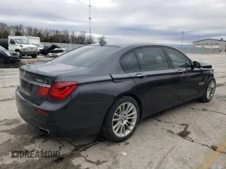 2013 BMW 7 Series 750Li with VIN WBAYE8C5XDD131670, listed as a Copart auction lot 44217435 with 80,122 mi miles and Salvage title. Bid and sale history available at DreamBid. Image 3.