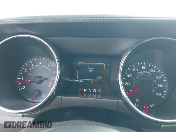 2016 Ford Mustang GT with VIN 1FA6P8CF1G5265677, listed as a IAAI auction lot 41931024 with 74,061 mi miles. Bid and sale history available at carsss.com. Image 7.