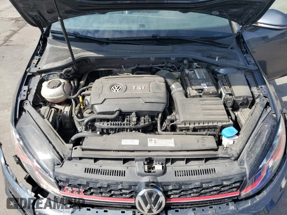 2019 Volkswagen Golf GTI S with VIN 3VW6T7AU2KM022686, listed as a Copart auction lot 63297634 with 25,586 mi miles and Salvage Title. Bid and sale history available at carsss.com. Image 11.