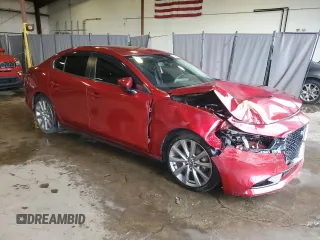 2019 Mazda 3 Preferred with VIN JM1BPACL2K1108455, listed as a Copart auction lot 64469525 with 85,736 mi miles and Salvage title. Bid and sale history available at DreamBid. Image 4.