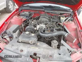 2005 Ford Mustang Deluxe with VIN 1ZVFT80N755161724, listed as a IAAI auction lot 41994894 with 104,917 mi miles. Bid and sale history available at carsss.com. Image 10.