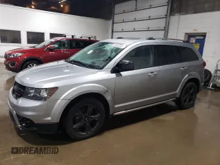 2020 Dodge Journey Crossroad with VIN 3C4PDCGB8LT270239, listed as a Copart auction lot 54953285 with 117,599 mi miles and Clean Title. Bid and sale history available at DreamBid. Image 1.