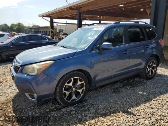 2014 Subaru Forester XT Touring with VIN JF2SJGPC0EH491792, listed as a Copart auction lot 61949315 with 126,304 mi miles and Salvage title. Bid and sale history available at DreamBid. Image 1.