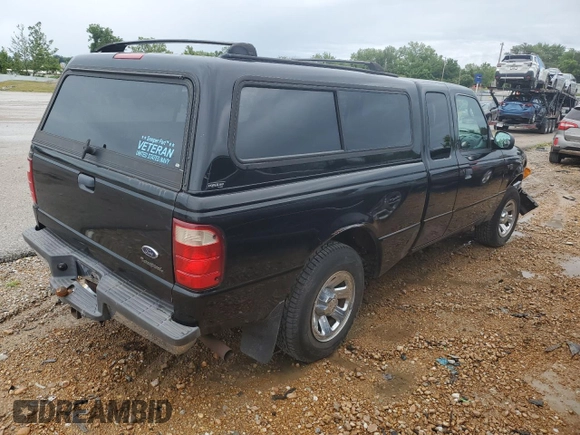 2003 Ford Ranger XL Fleet with VIN 1FTYR44U33PB76954, listed as a Copart auction lot 59866174 with 180,629 mi miles and Salvage title. Bid and sale history available at DreamBid. Image 3.