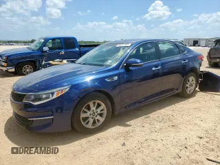2017 Kia Optima LX with VIN 5XXGT4L36HG152426, listed as a Copart auction lot 64237425 with 91,262 mi miles and Salvage title. Bid and sale history available at DreamBid. Image 1.
