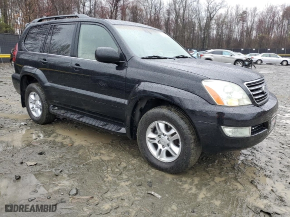 2005 Lexus GX 470 with VIN JTJBT20XX50076791, listed as a Copart auction lot 50433455 with 178,589 mi miles and Clean Title. Bid and sale history available at carsss.com. Image 4.