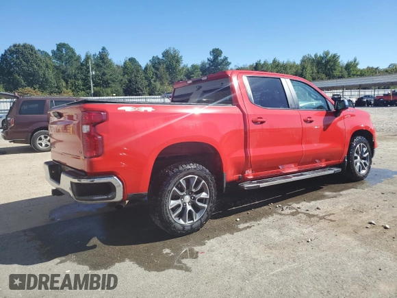 2022 Chevrolet Silverado 1500 LT with VIN 1GCPDDEK2NZ583050, listed as a Copart auction lot 74309004 with 67,502 mi miles and Salvage Title. Bid and sale history available at DreamBid. Image 3.