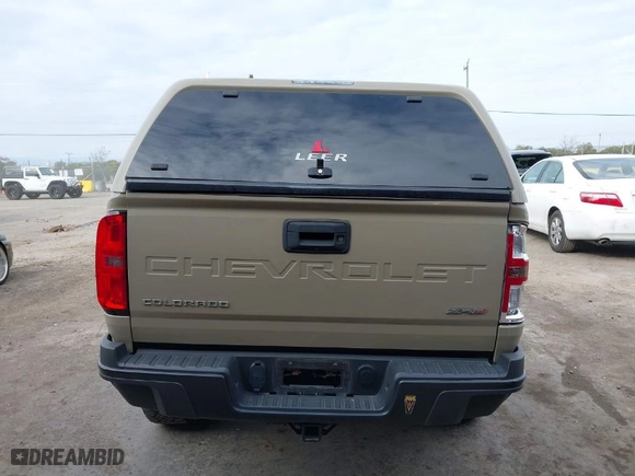 2021 Chevrolet Colorado 4WD ZR2 with VIN 1GCGTEEN2M1289583, listed as a IAAI auction lot 41571228 with 26,783 mi miles. Bid and sale history available at carsss.com. Image 16.