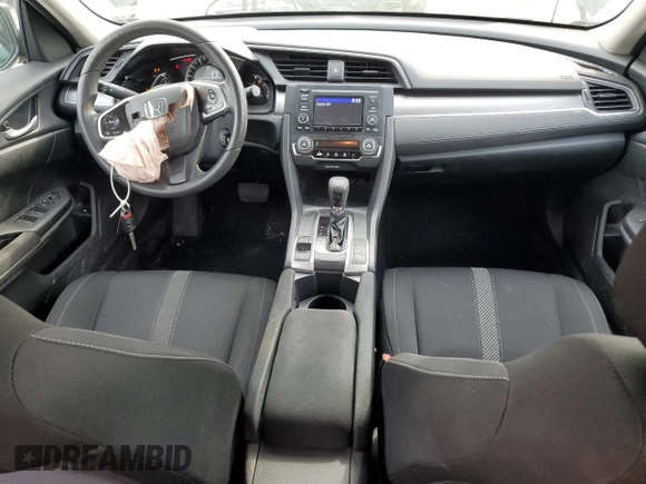 2017 Honda Civic LX with VIN 19XFC2F51HE033270, listed as a Copart auction lot 53143385 with 56,311 mi miles and Salvage Title. Bid and sale history available at DreamBid. Image 8.