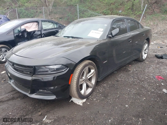 2018 Dodge Charger R/T with VIN 2C3CDXCT6JH124405, listed as a IAAI auction lot 41786884 with 196,090 mi miles. Bid and sale history available at carsss.com. Image 17.