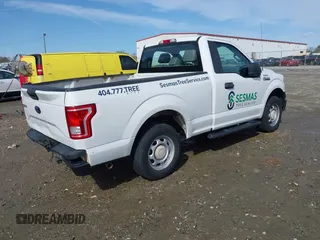 2017 Ford F-150 XL with VIN 1FTMF1C85HFC36014, listed as a IAAI auction lot 41577407 with 141,180 mi miles. Bid and sale history available at carsss.com. Image 4.
