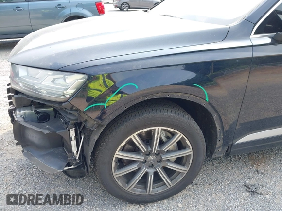 2017 Audi Q7 Premium Plus z VIN WA1LAAF78HD024548, wystawiony jako IAAI lot #42403316 z przebiegiem 105 592 mil mil oraz . Historia ofert i sprzedaży dostępna na DreamBid. Obrazek 18.