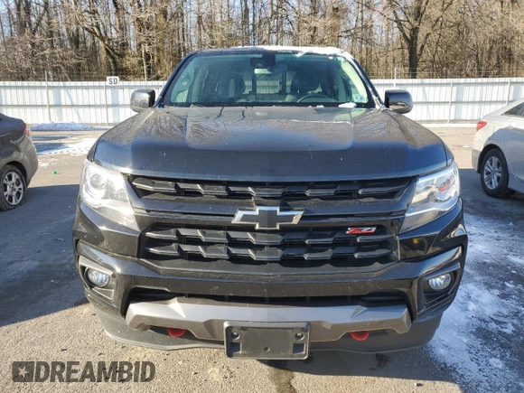 2021 Chevrolet Colorado 4WD Z71 z VIN 1GCGTDENXM1240416, wystawiony jako Copart lot #87875155 z przebiegiem 100 981 mil mil oraz Szkoda całkowita • Salvage title. Historia ofert i sprzedaży dostępna na DreamBid. Obrazek 5.