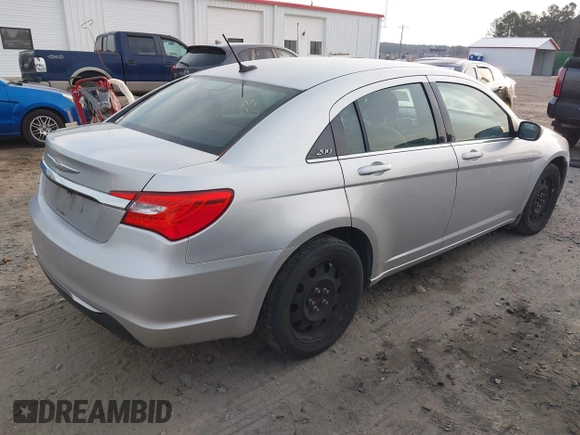 2012 Chrysler 200 LX with VIN 1C3CCBAB4CN100534, listed as a IAAI auction lot 41717885 with 217,921 mi miles. Bid and sale history available at carsss.com. Image 4.