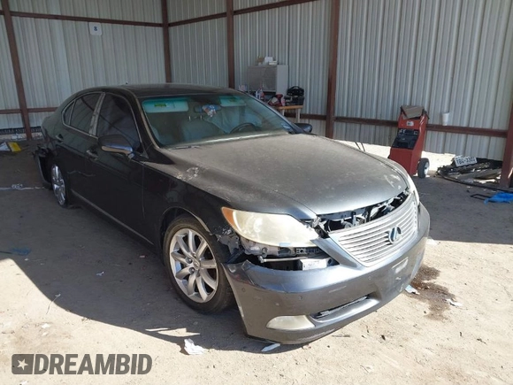 2008 Lexus LS 460 with VIN JTHBL46F185063026, listed as a IAAI auction lot 41630148 with 184,043 mi miles and . Bid and sale history available at carsss.com. Image 1.