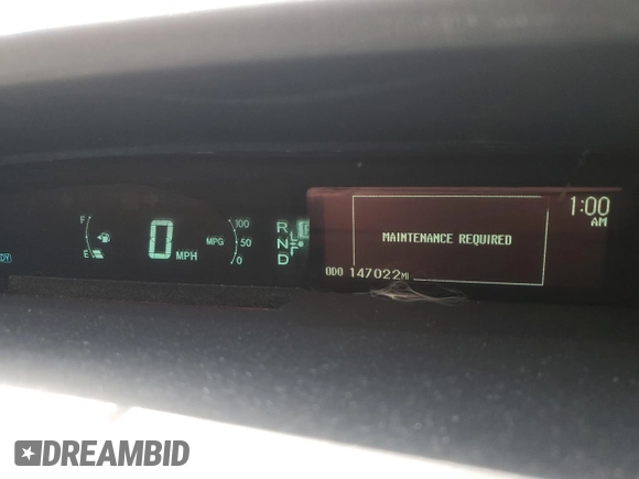 2013 Toyota Prius with VIN JTDKN3DPXD3034437, listed as a Copart auction lot 62784925 with 147,022 mi miles and Salvage title. Bid and sale history available at DreamBid. Image 9.