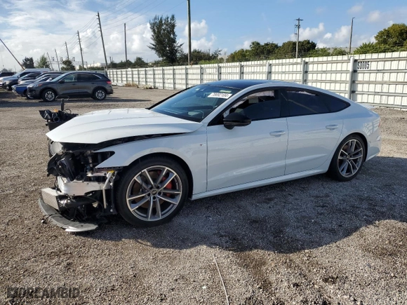 2022 Audi A7 Prestige with VIN WAUV2BF29NN050438, listed as a Copart auction lot 78692104 with 31,402 mi miles and Salvage Title. Bid and sale history available at carsss.com. Image 1.