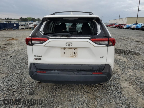 2020 Toyota RAV4 LE with VIN 2T3H1RFV7LC077957, listed as a Copart auction lot 49574275 with 56,650 mi miles and Salvage Title. Bid and sale history available at carsss.com. Image 6.