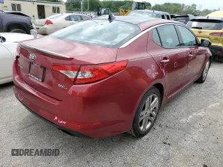 2013 Kia Optima SX with VIN 5XXGR4A68DG122852, listed as a Copart auction lot 56891934 with 145,398 mi miles and Salvage Title. Bid and sale history available at carsss.com. Image 3.