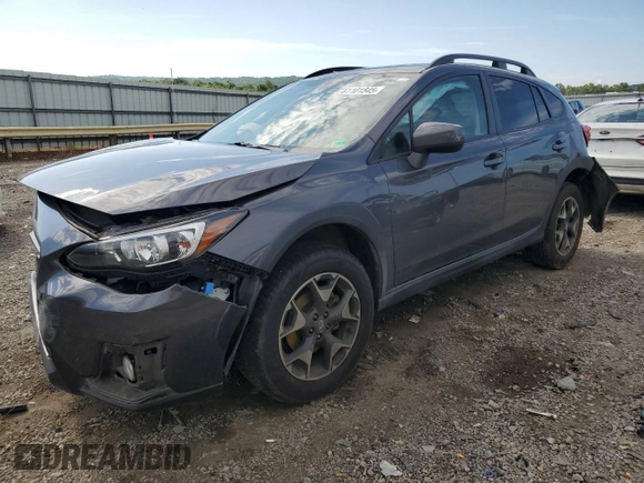 2020 Subaru Crosstrek Premium with VIN JF2GTAEC4LH213832, listed as a Copart auction lot 61101545 with 76,837 mi miles and Salvage title. Bid and sale history available at DreamBid. Image 1.