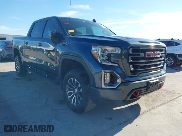 2021 GMC Sierra 1500 AT4 with VIN 3GTP9EED6MG155344, listed as a IAAI auction lot 41224538 with 1 mi miles. Bid and sale history available at carsss.com. Image 1.