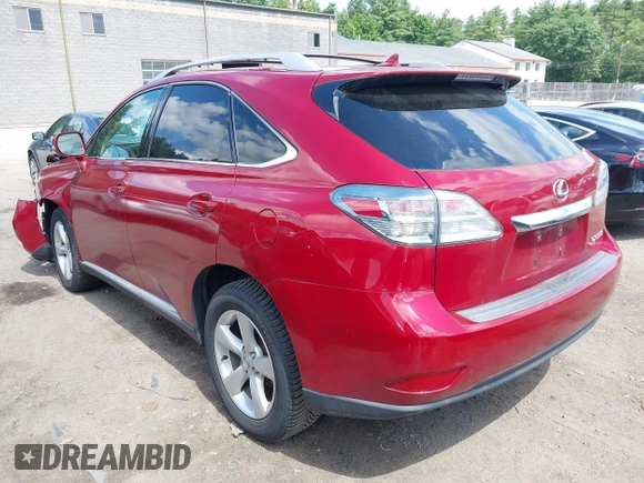 2011 Lexus RX 350 with VIN 2T2BK1BA0BC082783, listed as a IAAI auction lot 42586527 with 177,959 mi miles and . Bid and sale history available at DreamBid. Image 3.