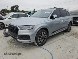 2024 Audi Q7 Premium Plus with VIN WA1LCBF74RD009644, listed as a Copart auction lot 74675544 with 916 mi miles and Non Repairable. Bid and sale history available at carsss.com. Image 1.
