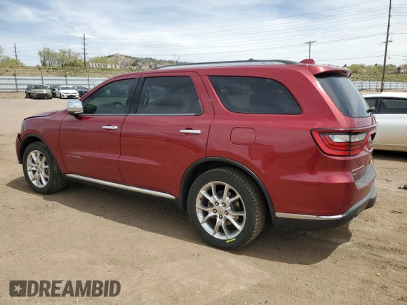 2014 Dodge Durango Citadel с VIN 1C4SDJET6EC267509, выставлен на аукционе Copart как лот 54448305 с пробегом 147 616 миль миль и Списание • Salvage title. История ставок и продаж доступна на DreamBid. Изображение 2.