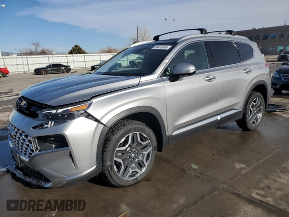 2022 Hyundai Santa Fe Limited with VIN 5NMS4DAL1NH401805, listed as a Copart auction lot 48433965 with 37,503 mi miles and Salvage Title. Bid and sale history available at carsss.com. Image 1.