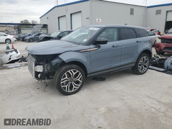 2023 Land Rover Range Rover Evoque Dynamic SE with VIN SALZL2FXXPH210107, listed as a Copart auction lot 45646785 with 10,980 mi miles and Salvage Title. Bid and sale history available at carsss.com. Image 1.