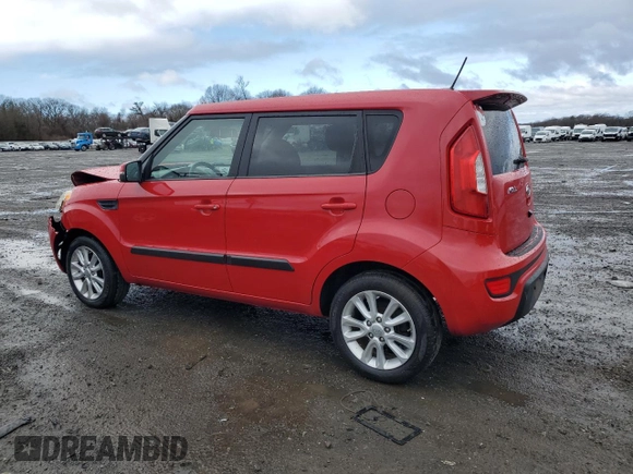 2012 Kia Soul + with VIN KNDJT2A6XC7464161, listed as a Copart auction lot 49584255 with 81,051 mi miles and Clean Title. Bid and sale history available at carsss.com. Image 2.