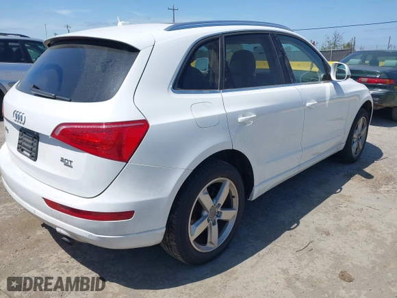 2012 Audi Q5 2.0T Premium Plus with VIN WA1LFAFP9CA121303, listed as a IAAI auction lot 42035678 with 165,581 mi miles. Bid and sale history available at carsss.com. Image 4.