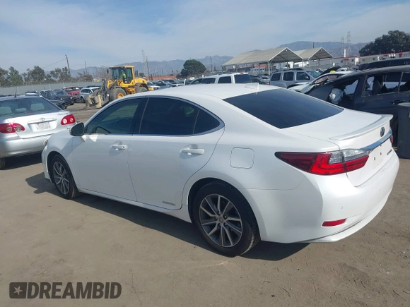 2016 Lexus ES 300h with VIN JTHBW1GGXG2113791, listed as a IAAI auction lot 41116740 with 188,974 mi miles and . Bid and sale history available at DreamBid. Image 3.
