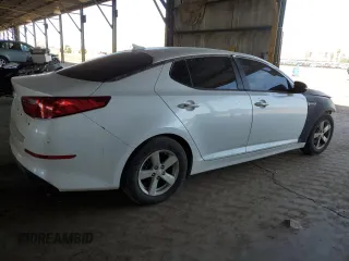 2015 Kia Optima LX with VIN KNAGM4A76F5589487, listed as a Copart auction lot 57791005 with 171,780 mi miles and Salvage title. Bid and sale history available at DreamBid. Image 3.