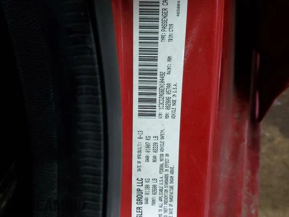 2014 Dodge Avenger SE with VIN 1C3CDZAG6EN104492, listed as a Copart auction lot 45144025 with 99,586 mi miles and Salvage Title. Bid and sale history available at carsss.com. Image 15.