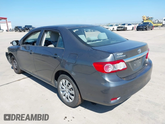 2012 Toyota Corolla L with VIN 2T1BU4EE9CC831743, listed as a IAAI auction lot 41870966 with 166,548 mi miles. Bid and sale history available at carsss.com. Image 3.