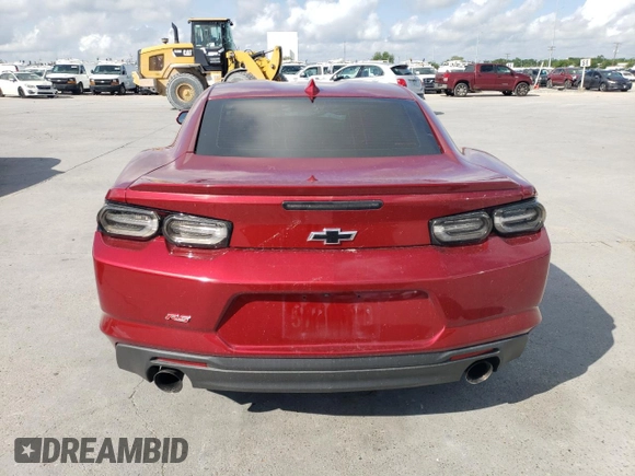 2021 Chevrolet Camaro 1LT with VIN 1G1FB1RSXM0113323, listed as a Copart auction lot 54583715 with 39,544 mi miles and Salvage title. Bid and sale history available at DreamBid. Image 6.