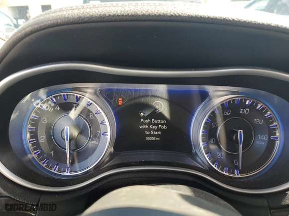 2017 Chrysler 300 with VIN 2C3CCAEG0HH645730, listed as a Copart auction lot 45849725 with 99,298 mi miles and Salvage Title. Bid and sale history available at carsss.com. Image 9.